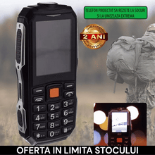 Încarcă imaginea în vizualizatorul Galerie, NOU - Telefon militar (model 2023), Dual SIM, Baterie 2800 mAh