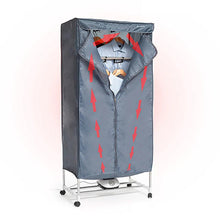 Încarcă imaginea în vizualizatorul Galerie, NOU - Uscator De Rufe Electric, Tip Dulap, Pompa De Caldura Inclusa, Setare Temperatura, 10 kg Capacitate, Roti Incluse