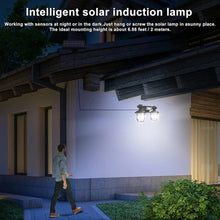 Încarcă imaginea în vizualizatorul Galerie, NOU - Felinar Dublu Cu Incarcare Solara, Super Luminos, 192 LED-uri COB, Cu Senzor de Miscare si Telecomanda, Impermeabil