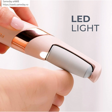 Încarcă imaginea în vizualizatorul Galerie, NOU - Pila Pentru Talpi Si Calcaie, 2 Capete, 2 Trepte De Viteza, Incarcare USB, Lumina LED