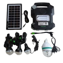 Încarcă imaginea în vizualizatorul Galerie, NOU - KIT Solar portabil USB, bluetooth, radio FM, MP3, 4 becuri incluse LP-0060