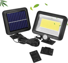 Încarcă imaginea în vizualizatorul Galerie, NOU - Lampa Solara Cu Panou Separat, Lumina Puternica, 100 LED COB, Cu Senzor De Miscare si Telecomanda, 1+1 CADOU