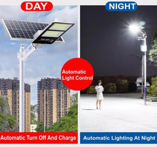 Încarcă imaginea în vizualizatorul Galerie, NOU - Lampa Solara Jortan, Cu Stalp Pentru Montare, Control Din Telecomanda, Lumina Puternica, 200W