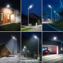 Încarcă imaginea în vizualizatorul Galerie, NOU - Set Lampa Solara 160 LED, Cu Telecomanda si Senzor De Miscare, 1+1 GRATIS