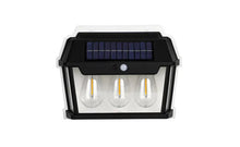 Încarcă imaginea în vizualizatorul Galerie, NOU -Lampa Solara De Perete Cu 3 Becuri LED, Cu Senzor de Miscare si Lumina, 3 Moduri de Iluminare, Rezistenta la Apa