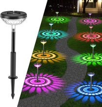 Încarcă imaginea în vizualizatorul Galerie, NOU - Set 2 Lampi Solare Stralucitoare, Cu Reflexii Puternice, Pentru Exterior, Rezistente La Apa, Alb Cald si Multicolor