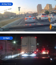 Încarcă imaginea în vizualizatorul Galerie, NOU - Oglinda Retrovizoare Cu Camera Video Fata-Spate Full HD Cu G-Senzor Si Ecran 4.3 Inch