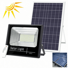 Încarcă imaginea în vizualizatorul Galerie, NOU - PACHET PROMOTIONAL: 1+1 GRATIS - Proiector LED cu Panou Solar, 50W, Control Prin Telecomanda, Senzor Crepuscular