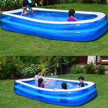 Încarcă imaginea în vizualizatorul Galerie, NOU - LICHIDARE STOC: Piscina Gonflabila De 201x150x51cm + CADOU Pompa pentru Umflat