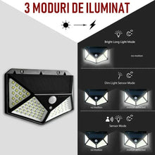 Încarcă imaginea în vizualizatorul Galerie, NOU - Set 4 Lampi Solare 100 LED UltraBRIGHT cu kit de prindere CADOU