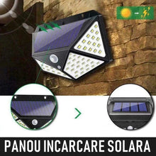 Încarcă imaginea în vizualizatorul Galerie, NOU - Set 8 Lampi Solare 100 LED + CADOU Lanterna LED