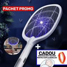 Încarcă imaginea în vizualizatorul Galerie, NOU - Paleta electrica anti-tantari + CADOU bratara anti-tantari pentru copii & bebelusi