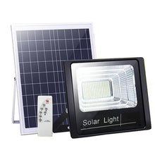 Încarcă imaginea în vizualizatorul Galerie, NOU - Proiector Cu Panou Solar, 200W, Rezistenta La Apa IP66, Control Din Telecomanda