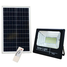 Încarcă imaginea în vizualizatorul Galerie, NOU - Proiector Cu Panou Solar, 200W, Rezistenta La Apa IP66, Control Din Telecomanda