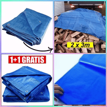 Încarcă imaginea în vizualizatorul Galerie, NOU - 1+1 GRATIS: Prelata Super Rezistenta Pentru Ploaie si Acoperit Suprafete, 2x3 m