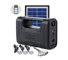 Încarcă imaginea în vizualizatorul Galerie, NOU - KIT Panou Solar Cu 3 Becuri, Incarcator USB Si Lanterna LP-0061