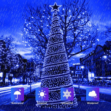 Încarcă imaginea în vizualizatorul Galerie, NOU - 1+1 GRATIS: Instalatie De Craciun, Tip Rola, Cu 200 LED-uri Mari, Interior sau Exterior, Rezistenta La Vreme Rea, 20 m, Albastru Regal