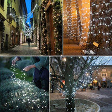 Încarcă imaginea în vizualizatorul Galerie, NOU - Instalatie De Craciun, Tip Sirag, Pentru Interior, 8 Jocuri de Lumini, Alb Rece, 20 m, 1+1 CADOU