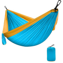 Încarcă imaginea în vizualizatorul Galerie, NOU - Hamac Rezistent XXL, Pentru Doua Persoane, 270x140 cm, Sac Transport Inclus