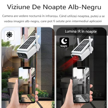 Încarcă imaginea în vizualizatorul Galerie, NOU - Camera de Supraveghere Solara WIFI, 3 MP FullHD, Exterior, Conectare Telefon, Night Vision, Incarcare Solara, Rezistenta la apa