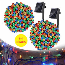 Încarcă imaginea în vizualizatorul Galerie, NOU - 1+1 GRATIS: Instalatie De Craciun, Cu Incarcare Solara, 200 LED, Multicolor, 20 m