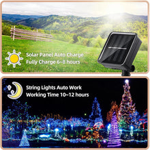Încarcă imaginea în vizualizatorul Galerie, NOU - 1+1 GRATIS: Instalatie De Craciun, Cu Incarcare Solara, 200 LED, Multicolor, 20 m