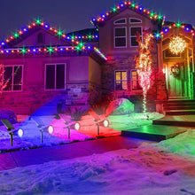 Încarcă imaginea în vizualizatorul Galerie, NOU - Spot LED cu Incarcare Solara, 7 LED-uri Puternice, Lumina Colorata, 7 Culori, Reglabil, Cu Suport de Fixare