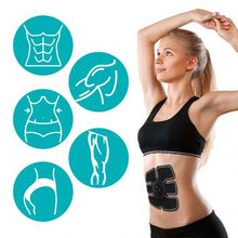Încarcă imaginea în vizualizatorul Galerie, NOU - PACHET PROMO: Aparat Fitness Cu Electrostimulare Pentru Abdomen Si Brate 1+1 CADOU