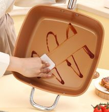 Încarcă imaginea în vizualizatorul Galerie, NOU - Tigaie Antiaderenta Multifunctionala, 5 Piese, Functie de Friteuza, Gatire La Aburi, 24 Cm + Capac