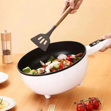 Încarcă imaginea în vizualizatorul Galerie, NOU - Tigaie Electrica Multifunctionala, 26 Cm, Pentru Gatit Fara Aragaz, Cu Panou De Control Inteligent + Capac