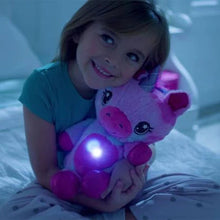 Încarcă imaginea în vizualizatorul Galerie, NOU - Unicorn De Plus, Cu Functie De Lampa De Noapte, Model Cer Instelat