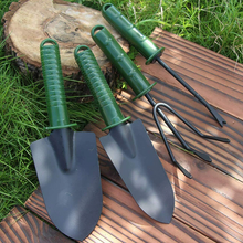Încarcă imaginea în vizualizatorul Galerie, NOU - Set De 4 Instrumente Pentru Gradinarit, Doua Mini Lopeti, Un Mini Cultivator Si Un Dispozitiv Pentru Gaurit, Metal
