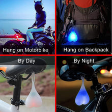Încarcă imaginea în vizualizatorul Galerie, Bike Light Creative Silicon Ciclism Noaptea lumini de avertizare de siguranță