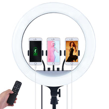 Încarcă imaginea în vizualizatorul Galerie, Selfie ring RGB, inaltime 1.80 metri, diametru 45 cm, 18 inch, telecomanda