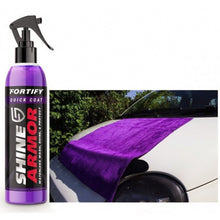 Încarcă imaginea în vizualizatorul Galerie, LICHIDARE STOC: Kit ceara lichida Shine Armor Ceramic Wax, 236 ml + Laveta din microfibra