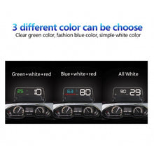 Încarcă imaginea în vizualizatorul Galerie, Aparat diagnosticare si afisaj informatii bord pe parbriz digital OBD2 de tip HUD, display 5 inch pentru bord C500