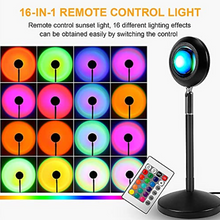 Încarcă imaginea în vizualizatorul Galerie, Lampa cu lupa videografie - efecte Sunset, Rainbow, Sunrise, Sun