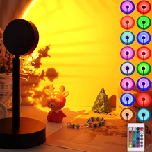 Încarcă imaginea în vizualizatorul Galerie, Lampa cu lupa videografie - efecte Sunset, Rainbow, Sunrise, Sun