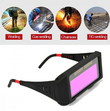 Încarcă imaginea în vizualizatorul Galerie, Ochelari protectie sudura cu display LCD cristale lichide auto-intunecare