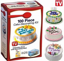 Încarcă imaginea în vizualizatorul Galerie, Set 100 piese pentru decorarea prajiturilor Cake Decorating Kit