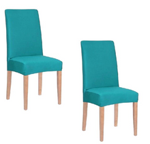 Încarcă imaginea în vizualizatorul Galerie, NOU: Husa de scaun, material sintetic, culoare VERDE-TURCOAZ