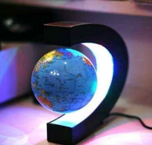 Încarcă imaginea în vizualizatorul Galerie, Glob pamantesc plutitor care leviteaza cu suport luminat colorat