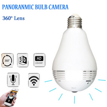 Încarcă imaginea în vizualizatorul Galerie, Camera de supraveghere in bec - IP Wireless HD 960P Panoramica 360 grade