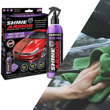 Încarcă imaginea în vizualizatorul Galerie, Kit ceara lichida Shine Armor Ceramic Wax, 236 ml + Laveta din microfibra