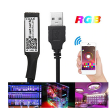 Încarcă imaginea în vizualizatorul Galerie, Banda Smart LED RGB 2 metri, lumina ambientala, TV, USB, Wi-Fi