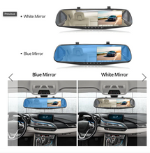 Încarcă imaginea în vizualizatorul Galerie, -Oglinda retrovizoare cu camera HD 1080P, DVR auto, cu microfon si difuzor incorporate + camera suplimentara marsarier