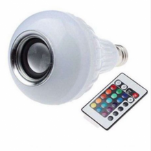 Încarcă imaginea în vizualizatorul Galerie, -Bec bluetooth LED cu boxa, jocuri de lumini si telecomanda