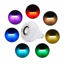 Încarcă imaginea în vizualizatorul Galerie, -Bec bluetooth LED cu boxa, jocuri de lumini si telecomanda