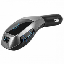 Încarcă imaginea în vizualizatorul Galerie, -Car Kit Auto Bluetooth cu functie de modulator FM, model X6 + Telecomanda