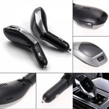 Încarcă imaginea în vizualizatorul Galerie, -Car Kit Auto Bluetooth cu functie de modulator FM, model X6 + Telecomanda